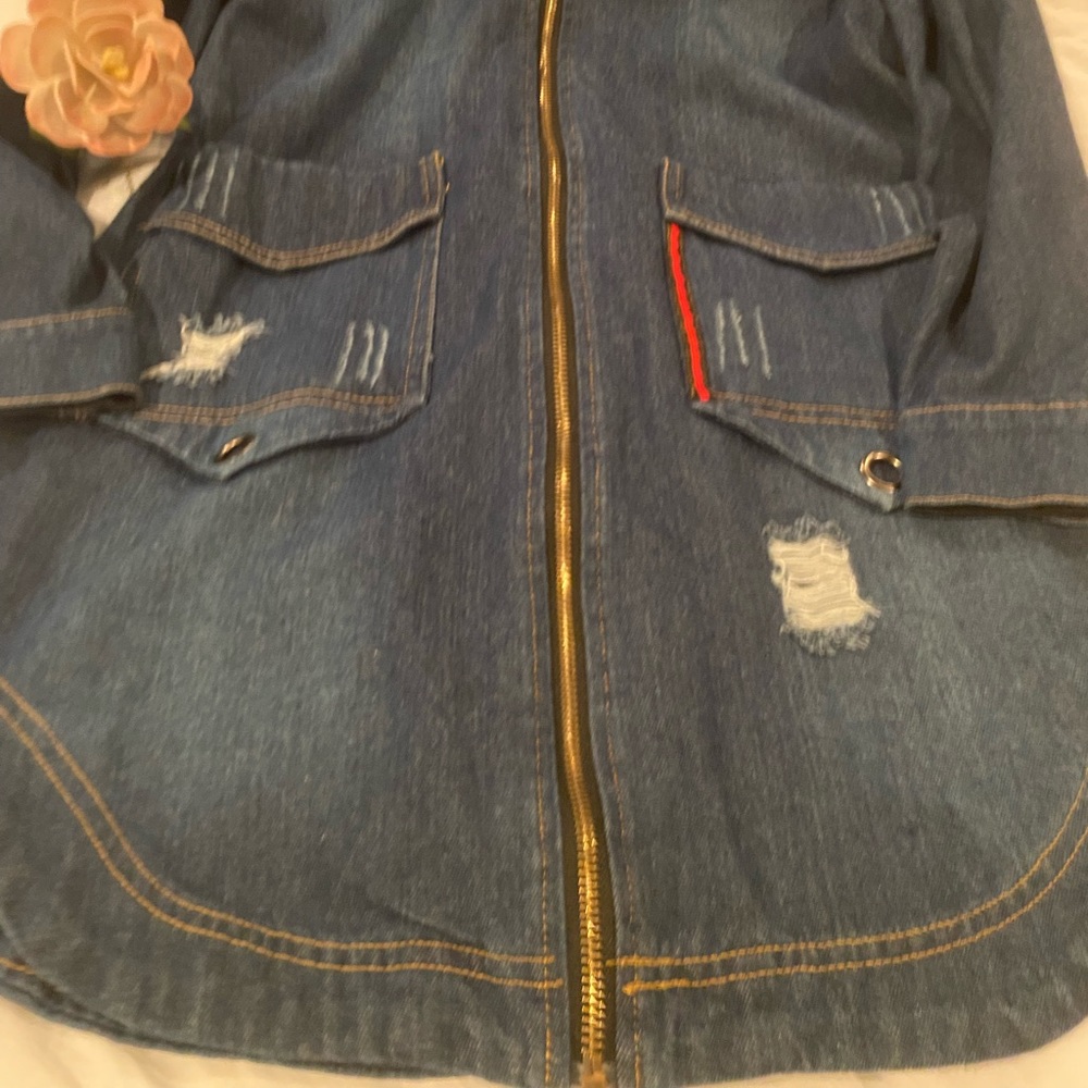 Blue denim jacket